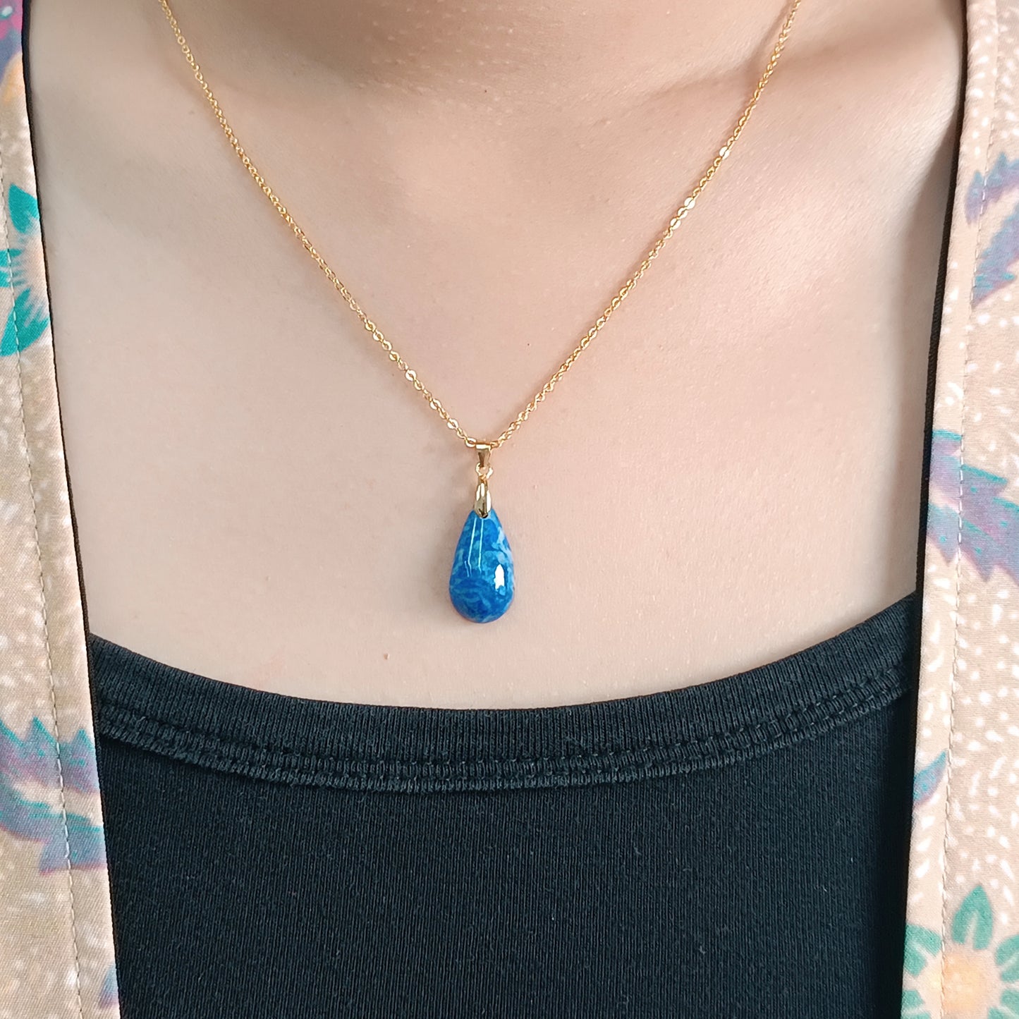 Classic Lapis Lazuli Necklace (Full)